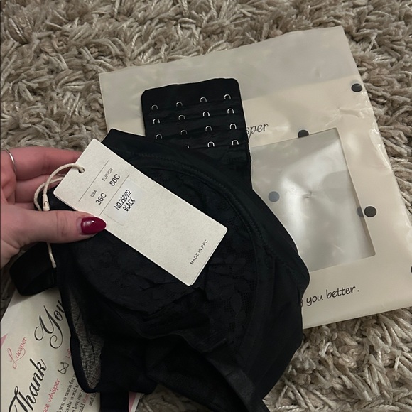 NWT Lacsper Daisy Bra Floral Lace Unlined Full Coverage Underwire size 36C - Picture 7 of 9